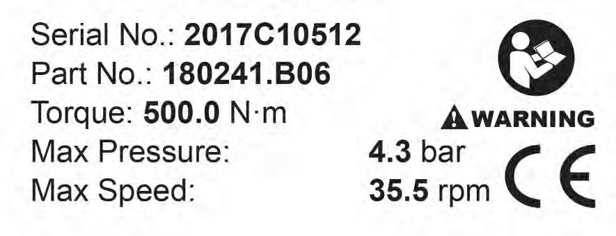 28933 28933 28933 28933 28933 34438 34438 34438 34438 34438 A B F C D E G A: Norbar Serienummer (første 4 sifre = produksjonsår).