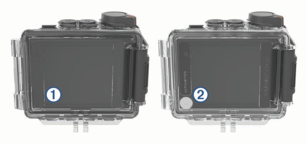 Det medfølgende kameraetuiet gir solid beskyttelse av kameraet, og det gir vannbeskyttelse når det brukes med kameraetuiluken for vannsport. Det følger med to kameraetuiluker i pakken.