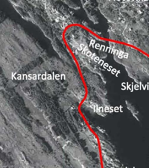 Hovedtrekk i planløysing Delstrekning Renningen- Budalen Kurve Toftegård ikkje ihht.