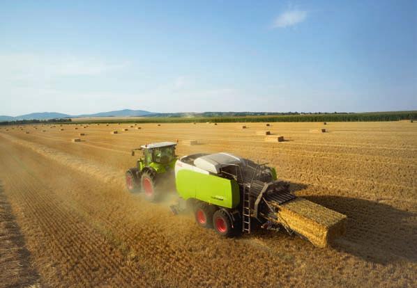 NYHET Hydraulisk innmating. Passer til alle slags avlinger. Eksklusivt fra CLAAS. CLAAS kan levere QUADRANT 4200 og 5200 med hydraulisk drevet innmating.