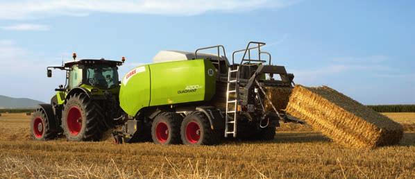 NYHET Automatisk pressetrykksregulering. Nytt, eksklusivt fra CLAAS: Automatisk pressetrykksregulering.