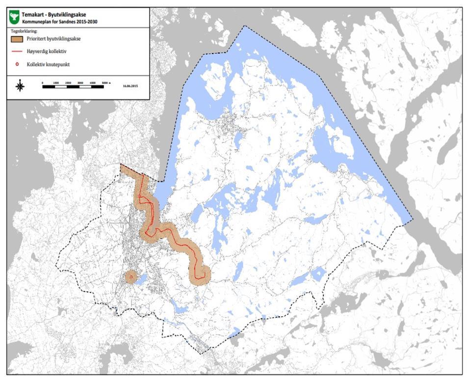 Byutviklingsaksen Hana-Lura Byutviklingsaksen som strekker seg langs jernbanen og fremtidig bussveitrasè fra Forus/Lura mot Sandnes sentrum og videre ut til Vatnekrossen.