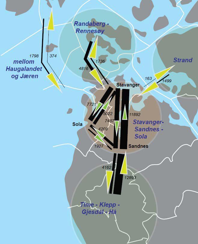 SANDNES I REGIONEN Sandnes kommune ligger på Nord-Jæren, og grenser til Stavanger, Sola, Klepp, Time, Gjesdal og Forsand.