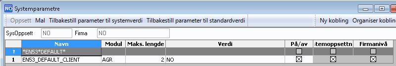 Verdier som er ugyldige i henhold til DM-koden som er oppgitt som verdi i denne parameteren vil ikke bli overført til EI02 (aeiinvoiceinput).