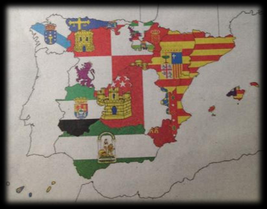 betegnelsen Spania omfatte alle regionene og provinsene som en enhet med den spanske sentralregjeringen i spissen.