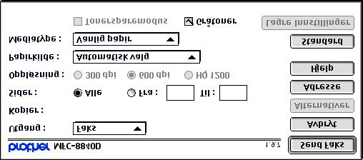 Sende en telefaks fra din Macintosh applikasjon (kun for MFC-8440 og MFC-8840D) For brukere av Mac OS 8.6-9.