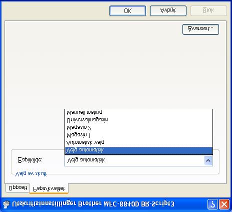 Kategorien Papir/Kvalitet Hvis du kjører Windows NT 4.