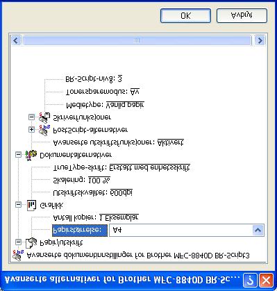 Avanserte alternativer Hvis du kjører Windows NT 4.0, Windows 2000 eller XP, kan du få tilgang til dialogboksen Avanserte alternativer ved å klikke knappen Avansert.