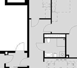 Terrasse: - : 18 + 8 + 3 m 2 14 m² 7 m² FASADE VEST Plan