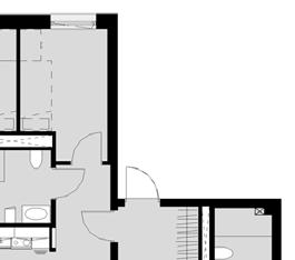 1. Levegg 1.5 m høy 2. Sittebenk 3. Plantekasse 4. Rekkeverk 5. Port 6. Innkasset takoppbygg 0.8 m høy 1.