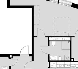 Terrasse: - : 19 m 2 22 m² FASADE VEST Plan