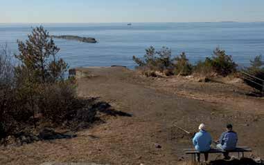 I Bøkeskogen inne i Larvik kan du lese om istidshistorien og landhevningen, og selvsagt nyte roen og fuglekvitteret. På Rakke har Larvik kommune satt opp et kompass i polert larvikitt.