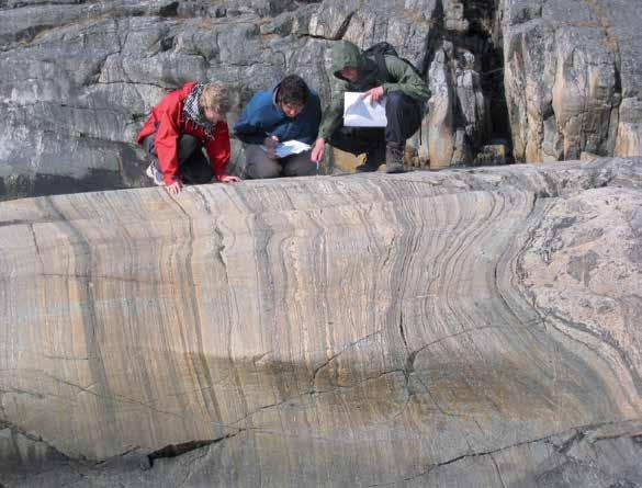 Geoparkens geologi i korte trekk... Urtiden Geologien i Gea Norvegica Geopark forteller en historie som strekker seg over 1500 millioner år.