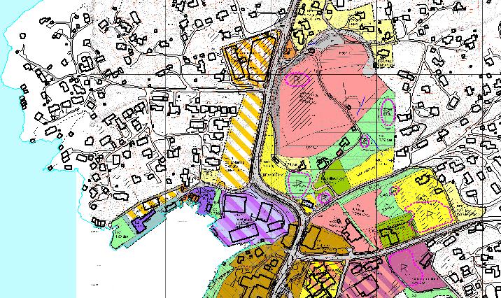Planområdet på Søreidneset 94, ligger i kort avstand til Søreide sentrum, men ligger utenfor området som inngår områdeplanen for Søreide sentrum, vedtatt i 2011.