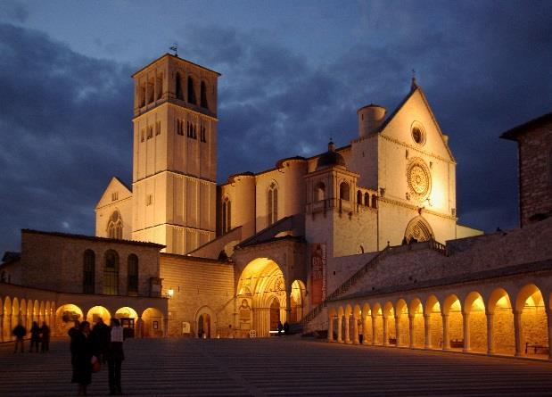 Dag 5 DAG 5: Perugia og Assisi (F,M) I dag skal vi oppleve to av Umbrias mest berømte steder: Perugia og Assisi. Umbrias hovedstad Perugia ligger høyt med vakker utsikt til alle kanter.