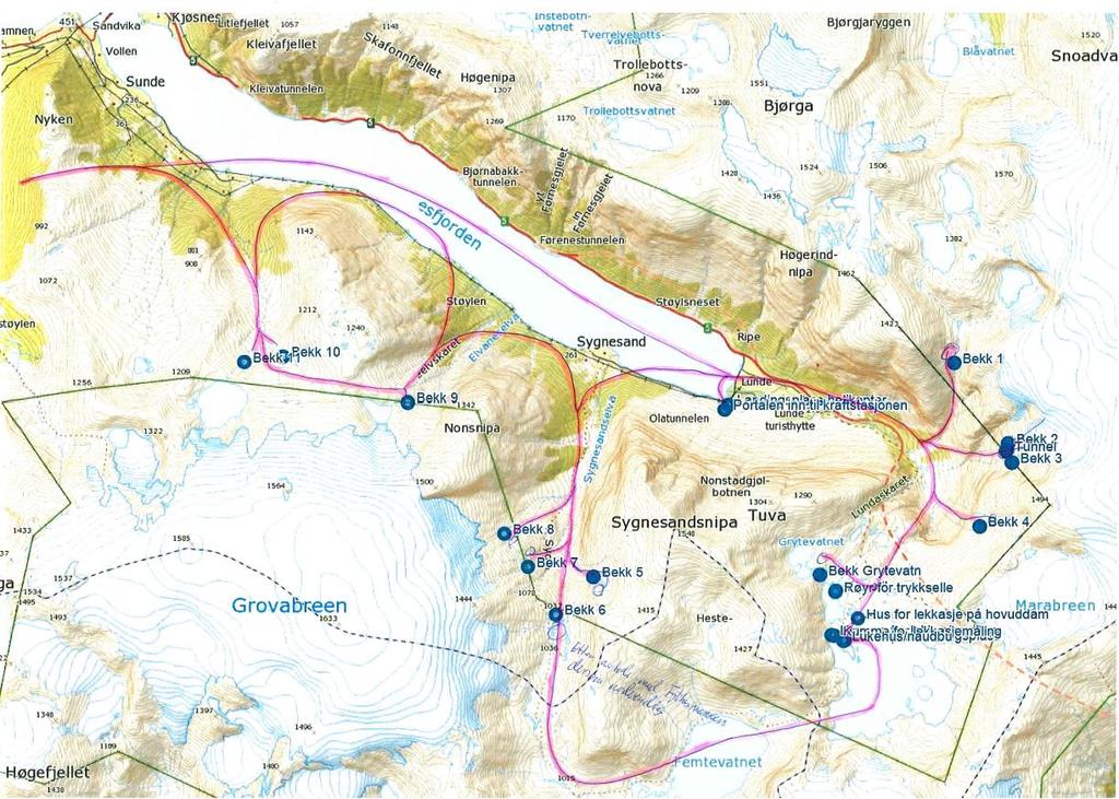 - Verneforskrifta for Jostedalsbreen nasjonalpark - Naturmangfoldlova Søknaden: Søknaden frå Sunnfjord Energi gjeld landing med helikopter på utvalte stader både innanfor og utanfor vernegrensa til