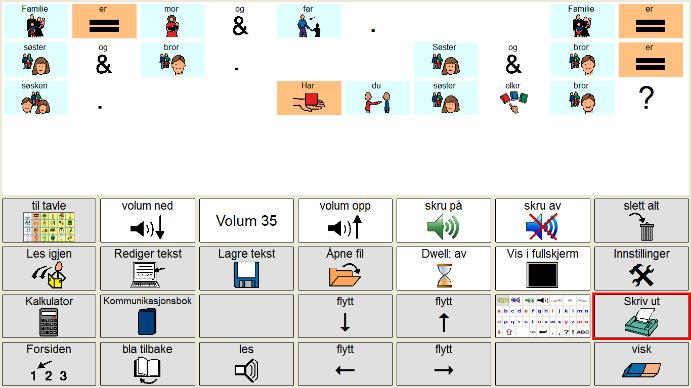 Samfunnsfag; Klikk på symbolet Symbolene leses opp enkeltvis i