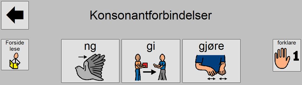 Lese Konsonantforbindelser Konsonantforbindelser Læringsmål Lærer å høre ulike konsonantforbindelser Lærer at
