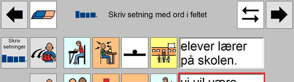 Vanskelighetsgraden er likevel ment å være enkel for at eleven skal oppleve mestring Symbolet for les opp,