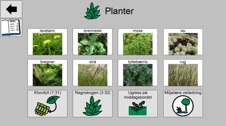 parentes) Linker til video krever tilkopling til internett Temaene i naturfag Planter