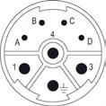 6P(5+PE) HYLSE 7084951102 1310305320 For 6x2mm crimphylser INNSATS 4+4 POL,