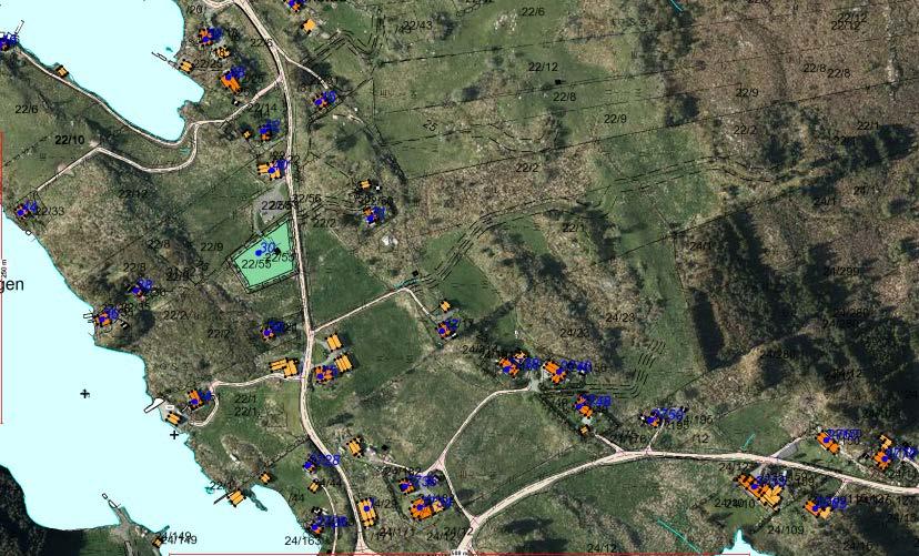 Ortofoto 2015 Ortofoto 2015 LOVGRUNNLAG: Saka skal handsamast etter plan og bygningslova 20-1 m om deling. Det følgjar av plan- og bygningslova (pbl.