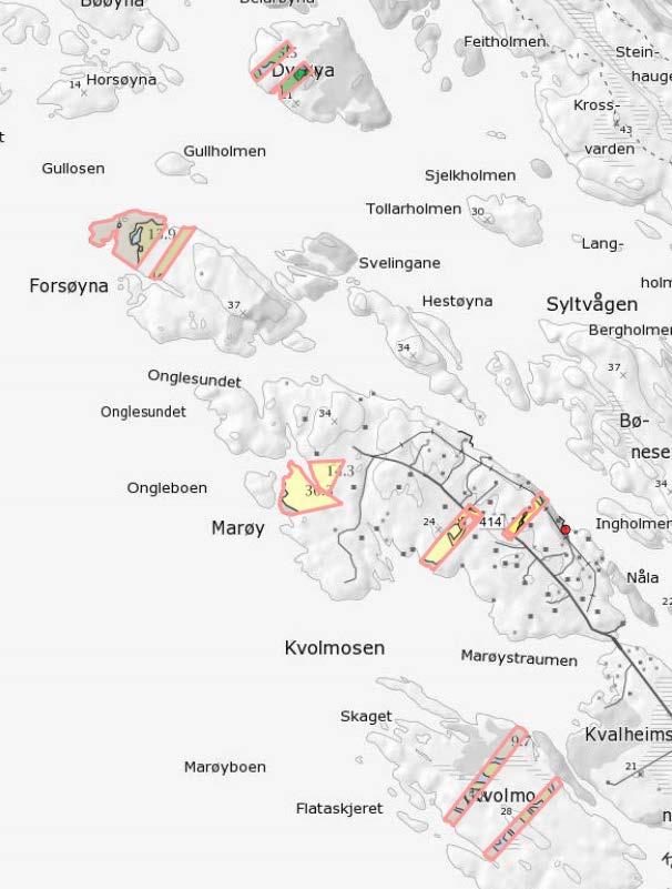 Oversiktskart landbrukseigedomen gbnr 23/13,18