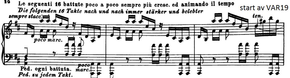 har tatt temaet frå koralen og lagt det som grunnlag i venstrehand, med melodien til Bach i høgrehand. Resultatet er utruleg velklingande.