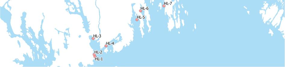 I starten ble det brukt grabb til å hente opp sediment, men delprøven ble tatt ut med rør på samme måte som for kjerneprøvetakerne (eks. HL3, Vedlegg 1).