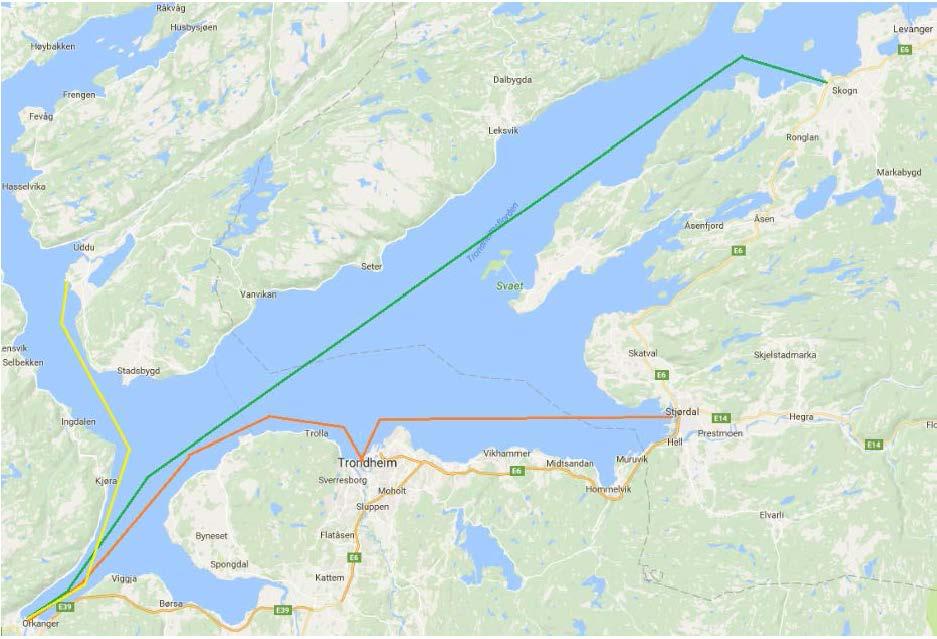 Autonomt skip i Trondheimsfjorden ASTAT En liten elektrisk drevet lastebåt med kapasitet ca. 4-10 lastebiler.