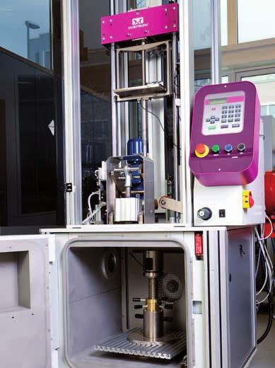 SIMLab Centre for Research-based Innovation Droptower impact system In this machine, see Figure 26, impact testing of materials and small components can be