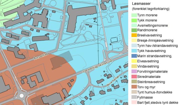 3 Terreng- og grunnforhold Tabell 1: Oversikt over relevante rapporter for prosjektet Nr. Aktør Rapport nr.