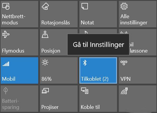 11. Koble til tastatur og mus via Bluetooth Tastaturet og musen som følger med Rolltalk skal allerede være tilkoblet Rolltalk, så normalt skal det ikke være nødvendig å gjennomføre stegene nedenfor.