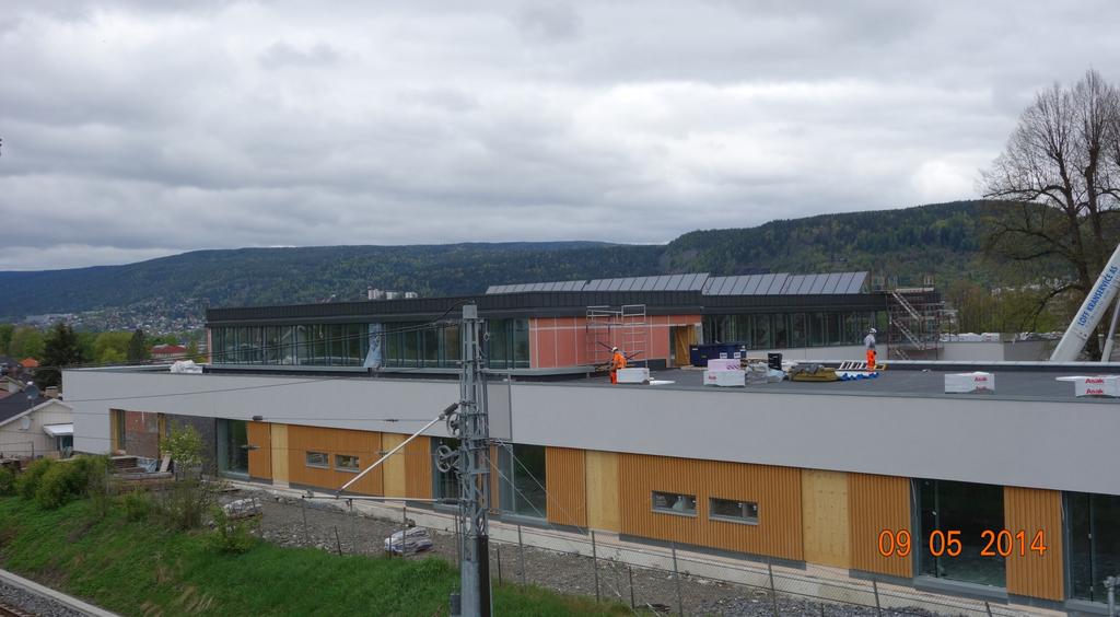 Frydenhaug skole Drammen Eiendom KF Totalbudsjett 263 mill ink mva Passivhus / solfangere /