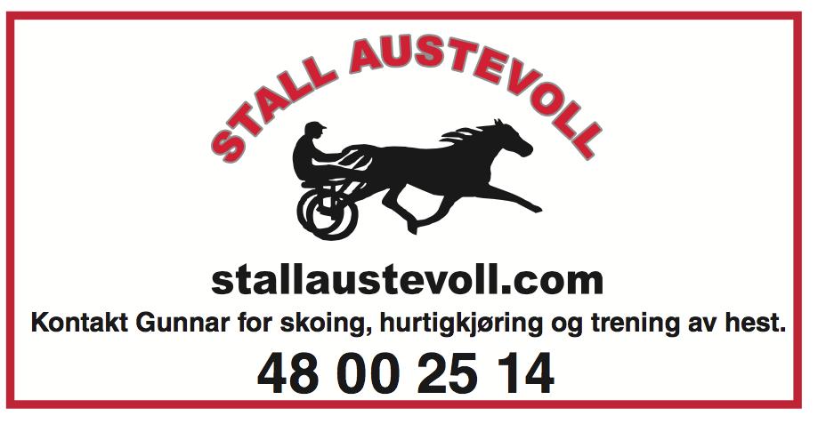 Løp 7 Stall Austevolls løp Varmblods. 3-årige og eldre. Tillegg 20m ved kr. 80 000,- 40m ved kr. 160 000,- 60m ved kr. 350 000. Nr 1 Nearmiss 55 362 1:16,2aK 1900 id v 4 år e.