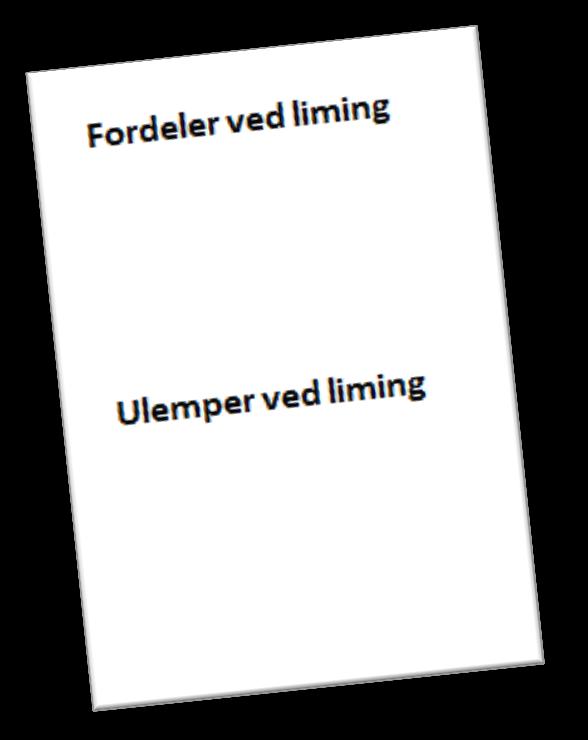 på sida si. Metode: A) Noter dine forslag på arket ditt. 3 minutt B) Send arket til sidemann på di venstre side.