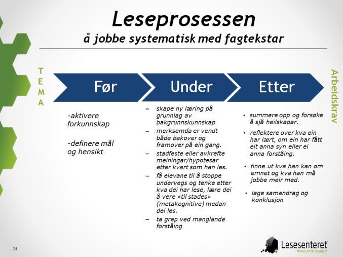 Oppsummering UNDERVISNING/ STRATEGIAR