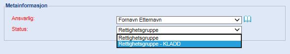 Du kan raskt fjerne en plassering ved å klikke på krysset til venstre for navnet. Ved feltet «Plassering» har du også snarveier for å legge til og fjerne plasseringer.