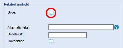 Kapittel 7: Bilder 7.2: Sett inn «Relatert bilde» 7.2 Sett inn «Relatert bilde» For en beskrivelse av de forskjellige metodene som finnes for å sette inn bilder, se kapittel 7.1 på side 41.
