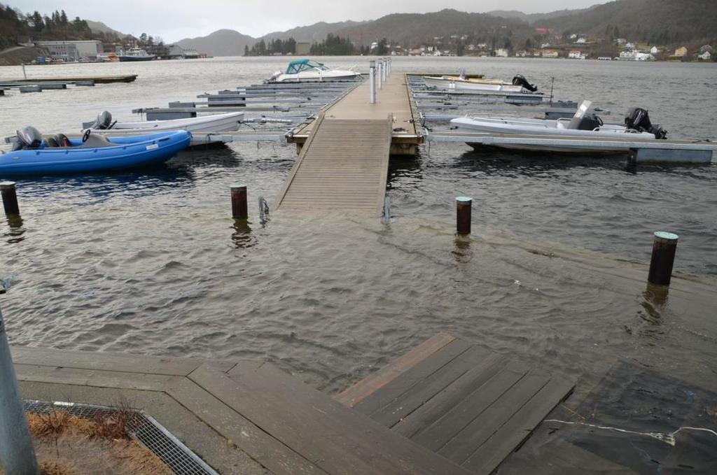 Havnivåstigning i Agder Klimapåslag på stormflonivå: 66-80cm (avh.