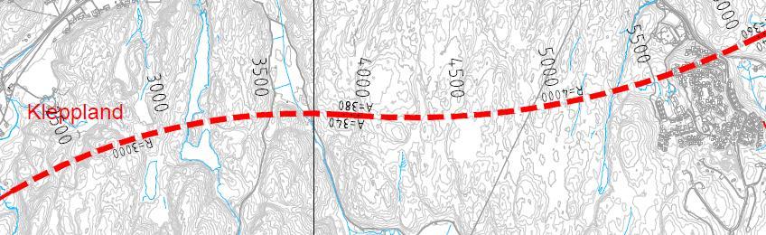 2 Søgnetunnelen Ca. 4 km lang fjelltunnel Reguleringsplanen legger opp til et mulig tverrslag i Fidjan / Hellersdalen.