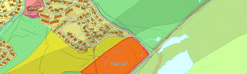 Det er ikke avdekket noen spesielle utfordringer ift dette lokaliseringsalternativet. Fuglenesdalen Kartutsnitt som viser gjeldende kommunedelplan og den aktuelle tomten.