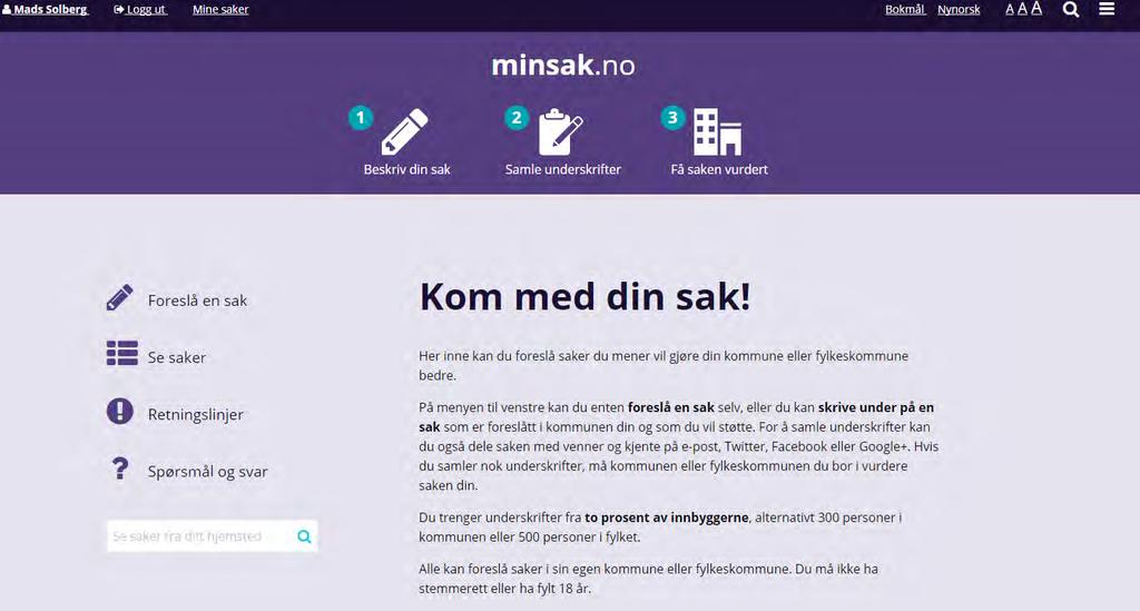 Eksempel på digitalt