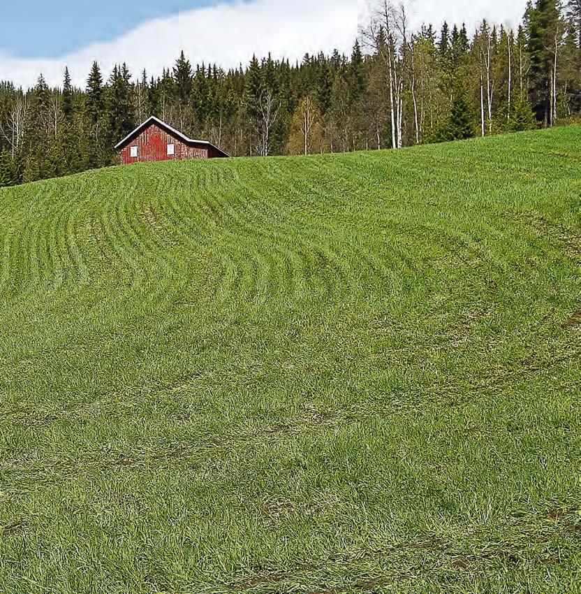 Mindre jordpakking fordi gjødselen kan spres i tørt og fint vær uten å tape nitrogen effekt. Det gir mindre jordpakking.