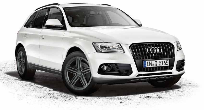 68 Versjoner og pakker S line Audi design selection Utstyrspakker Audi exclusive sort optikk sportslig og elegant finish Audi Q5 er både dynamisk og svært elegant.