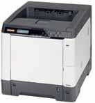 Papirformat: A6R - A4 Nettverkstilkobling/USB 2-sidig utskrift (duplex) Arkmagasin: 1x500 + 1x100 (bypass) Trommel inntil