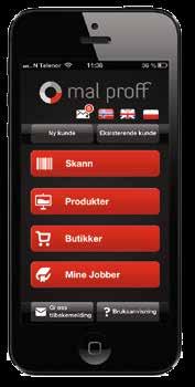 Mal Proff tjenester Mal Proff web: www.malproff.no Mal Proff app Kundeservice 06260 Leveringsgaranti Hvis varene ikke er levert innen avtalt tid, betaler vi frakten.