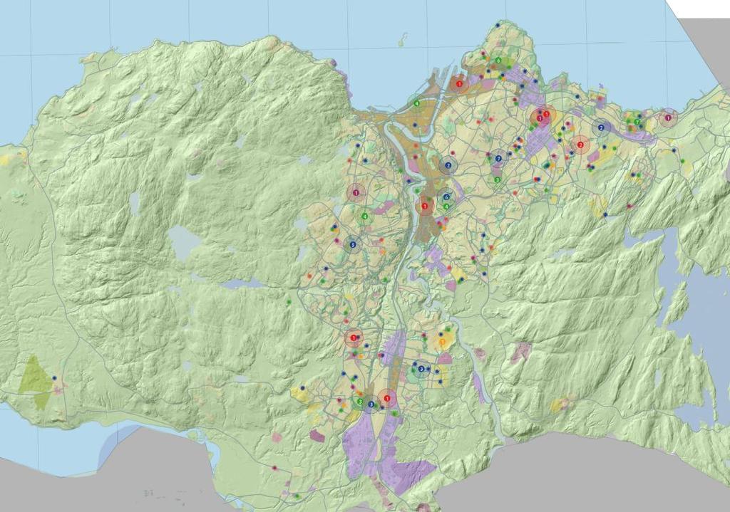 42 TRONDHEIM KOMMUNE Status og videre arbeid med tomtesøk Arbeidet som er gjort med å kartlegge sikrede tomter har identifisert hvor mange tomter kommunen mangler innenfor hvert tjenesteområde for å