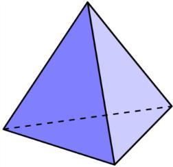 Oppgave 7 (2 poeng) Nedenfor ser du tre av de platonske romlegemene.