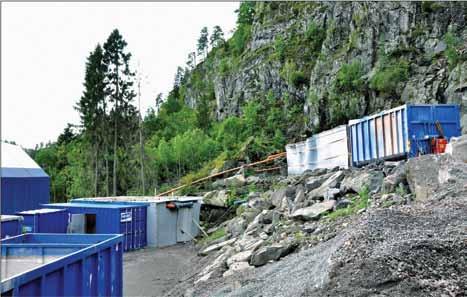 Figur 2. Anlegg for rensing av tunnelavløp (foto: Vidar Tveiten, JBV). berggrunn). Utslipp av driftsvann fra tunneldriving er en viktig utslippskilde i et tunnelland som Norge, figur 2.